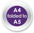 A4 folded to A5